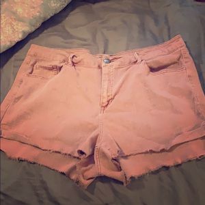 Dusty pink shorts